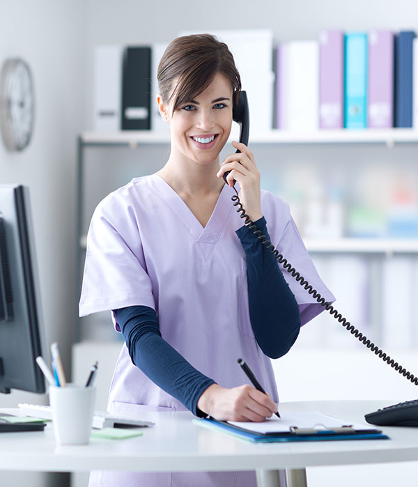 Physician appointment scheduling over the phone